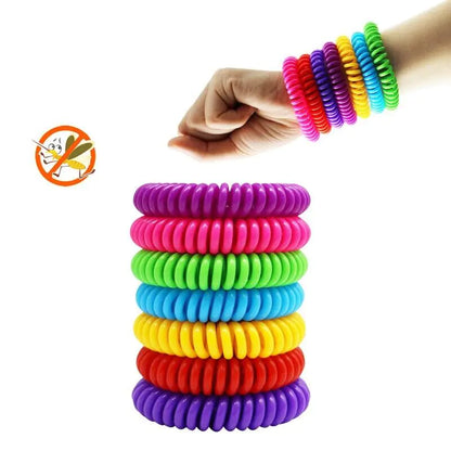 24 Pack Anti Bug Insect Pest Repellent Bracelet Wrist Band Natural Protection US