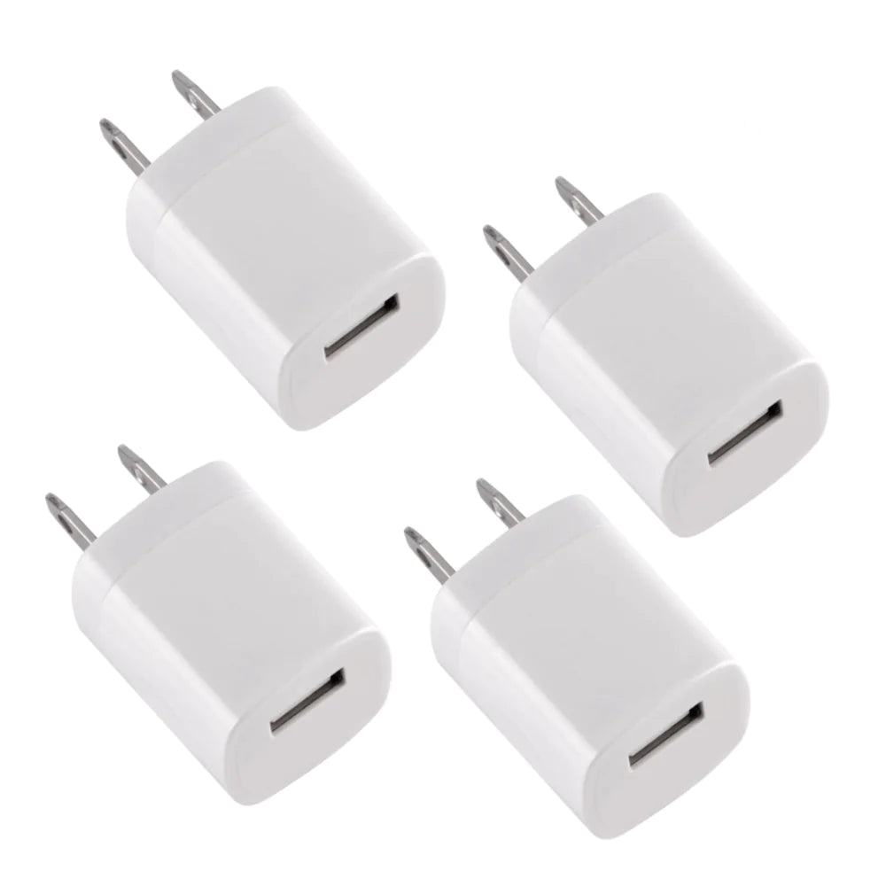 4x USB Power Adapter Wall Charger