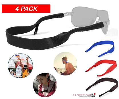 Sports Eyewear Straps 4-Pk