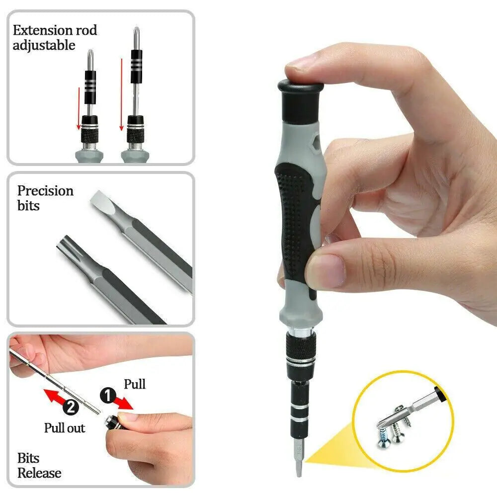 Magnetic Screwdriver Bit Setok Tool Kit Set Repair  117PCS