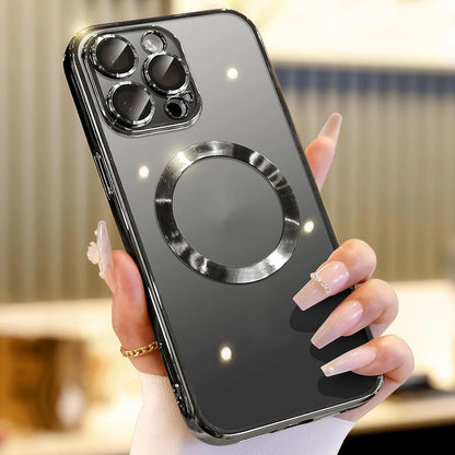 For Apple iPhone 14 13 12 11 Pro Max Case Mag Safe Magnetic Camera Lens Cover