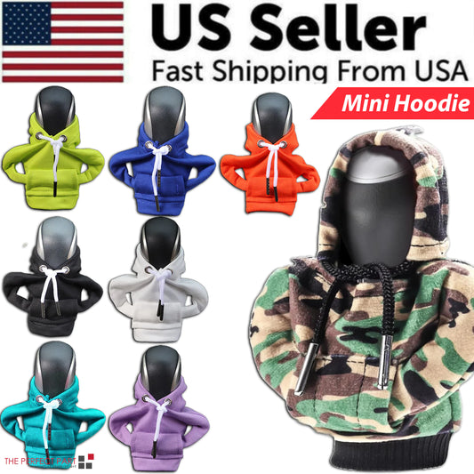 Car Gear Shift Cover Mini Hoodie Gear Shift Cover for Car Shifter Interior Trim