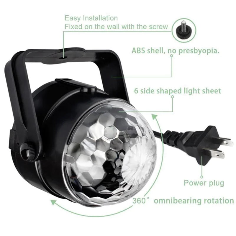 DJ Strobe Party Light Sphere