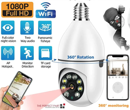 360° Light Bulb Camera