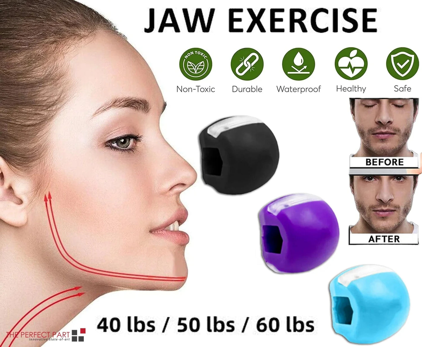 Jawline Fitness Training Ball